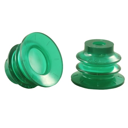 Fipa Bellows vacuum cup diam. 37 mm, Monoflex  green 50 Degrees 21.037.177.22-FI